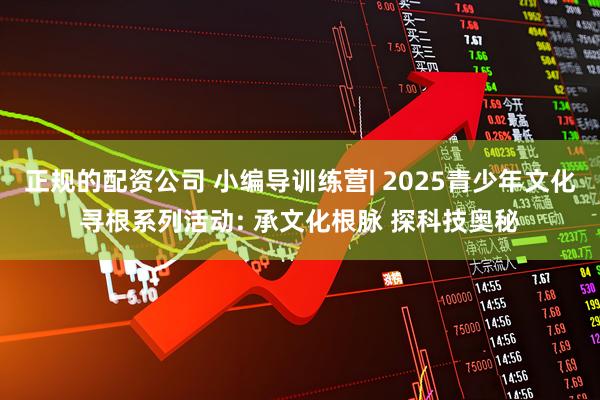 正规的配资公司 小编导训练营| 2025青少年文化寻根系列活动: 承文化根脉 探科技奥秘